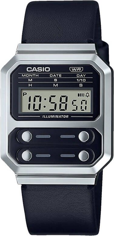 Casio Digitale dameschronograaf A100WEL 1AEF Zwart