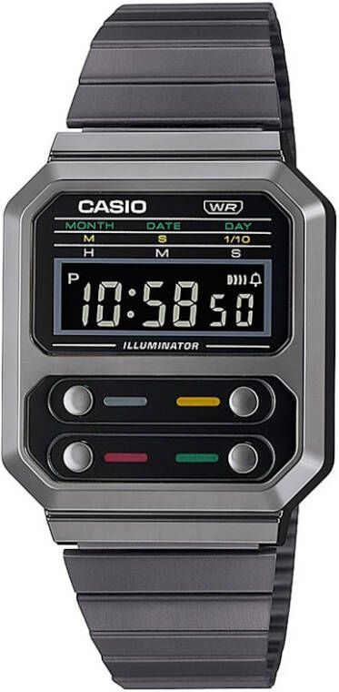 Casio Herenchronograaf A100WEGG 1AEF Grijs