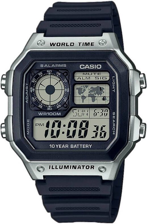 Casio Herenchronograaf AE 1200WH 1CVEF Zwart