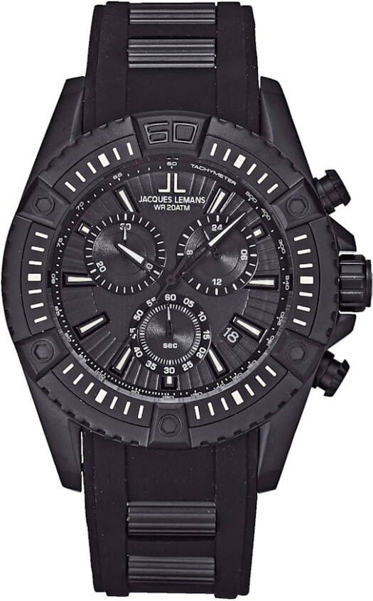 Babista Herenchronograaf Jacques Lemans Zwart
