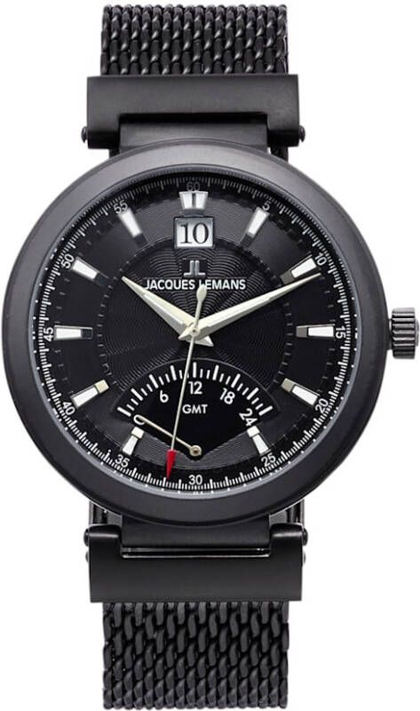 Jacques Lemans Herenhorloge serie Verona Classic 1 1697E Zwart