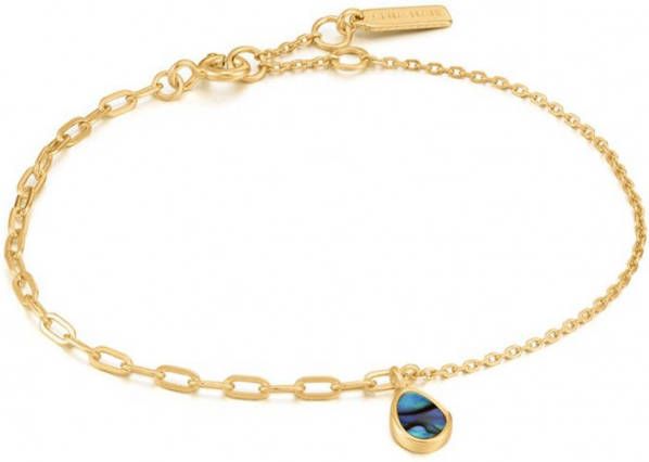 Ania Haie Armbanden AH B027 02G 925 Sterling Zilver Turning Tides Bracelet Goudkleurig