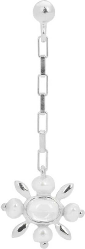 Anna + Nina Antique Soul Stud Chain enkele oorsteker