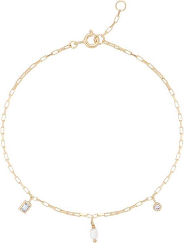 Anna + Nina Chandelier armband verguld