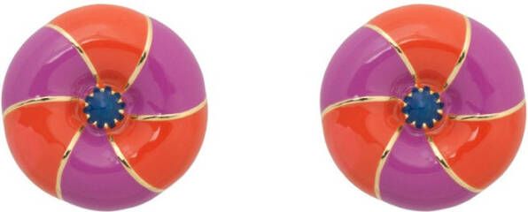 Anna + Nina Disco Diva oorstekers verguld