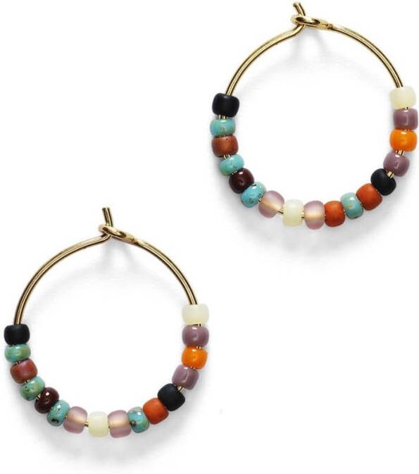 ANNI LU Maya Beach oorringen verguld