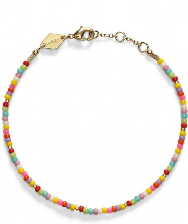 ANNI LU Tutti Frutti kralenarmband verguld