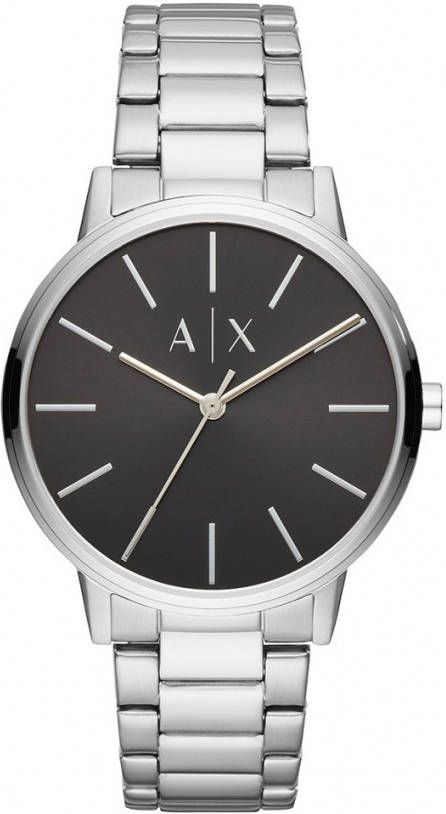 Armani Exchange horloge Cayde AX2700 zilver/zwart
