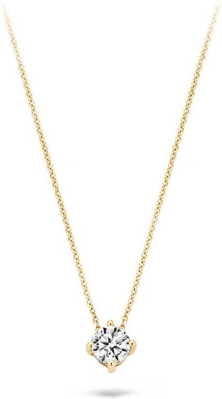 Blush Ketting van 14 karaat geelgoud met zirkonia 3057YZI