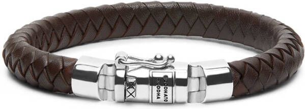 Buddha to Buddha Ben schakelarmband van leer