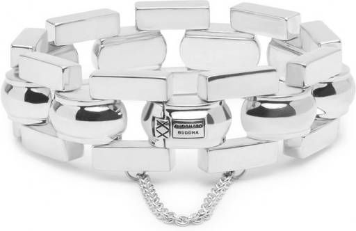 Buddha to Buddha The Batul schakelarmband van zilver
