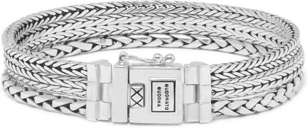 Buddha to Buddha Triple Mini armband van sterling zilver
