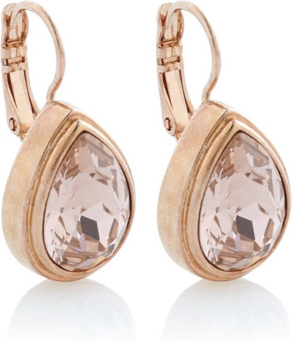 Camps & Camps Oorhangers in druppelvorm met kristal