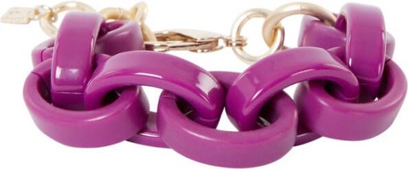 Camps & Camps Oval Resin Link armband verguld