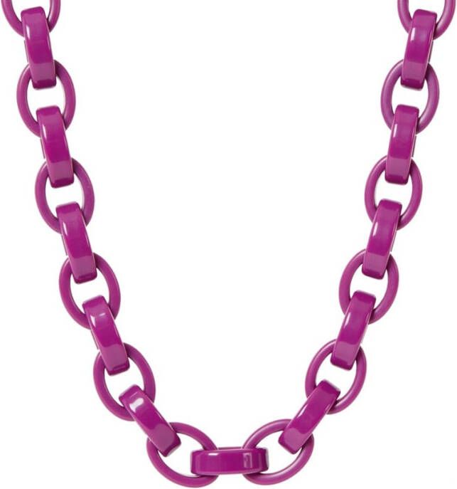 Camps & Camps Oval Resin Link ketting verguld