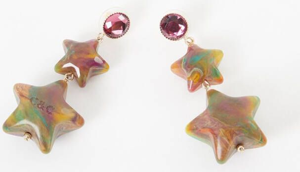 Camps & Camps Sparky Chunky Star oorstekers met steen