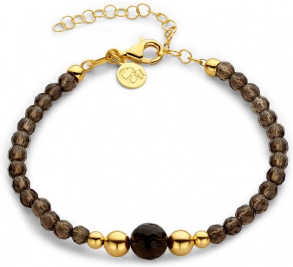 Casa Jewelry Como Rookkwarts armband verguld