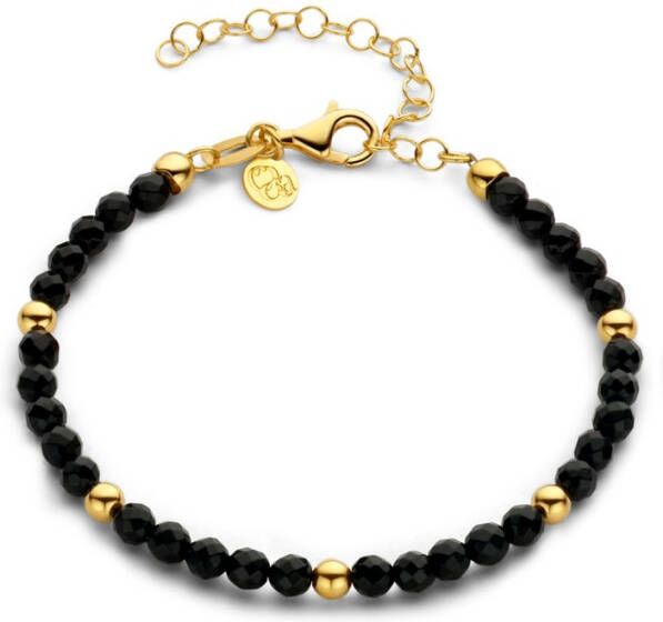 Casa Jewelry Garda Onyx armband verguld