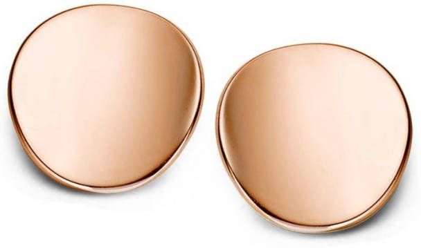 Casa Jewelry Rondjes oorknopjes verguld