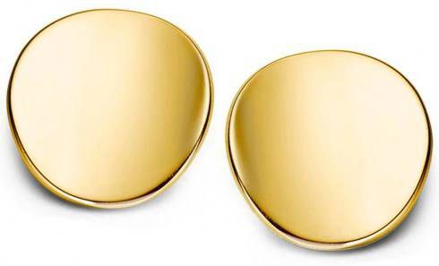 Casa Jewelry Rondjes oorknopjes verguld