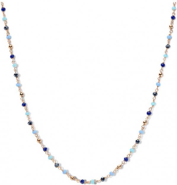 Casa Jewelry Sky Blu ketting verguld