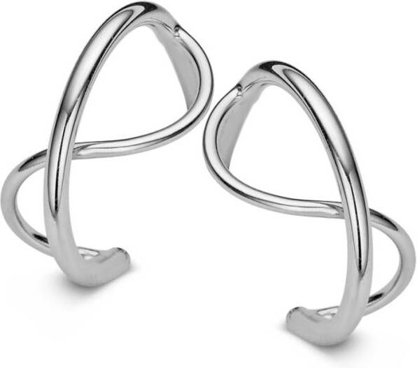 Casa Jewelry Sputnik Wire oorstekers van zilver