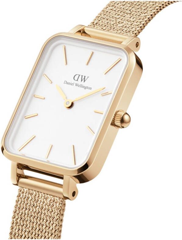 Daniel Wellington Quadro Pressed Evergold horloge DW00100556