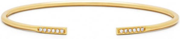 Diamond Point Geelgouden armband met 0 10 ct diamant, La Dolce Vita