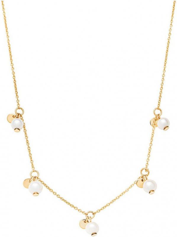 Diamond Point Geelgouden collier Marigold