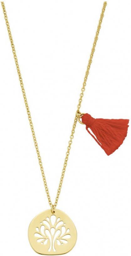 Diamond Point Geelgouden collier Marigold