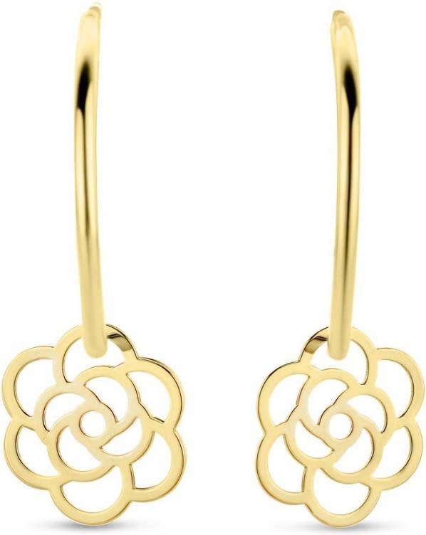 Diamond Point Geelgouden oorsieraden Marigold
