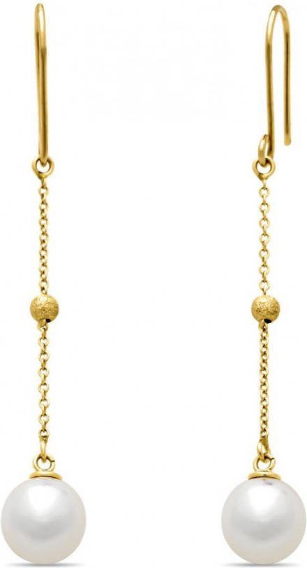Diamond Point Geelgouden oorsieraden Riviè, ra