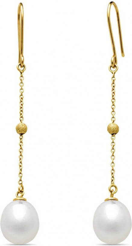 Diamond Point Geelgouden oorsieraden Riviè, ra