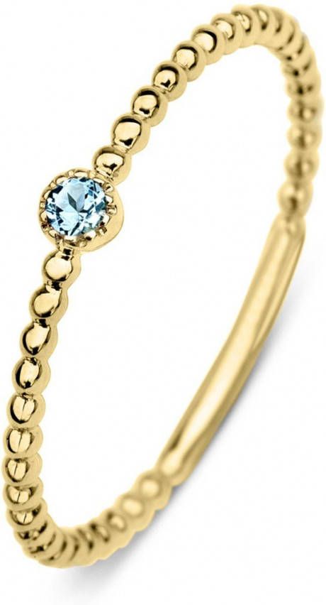 Diamond Point Geelgouden ring 0 04 ct topaas Joy