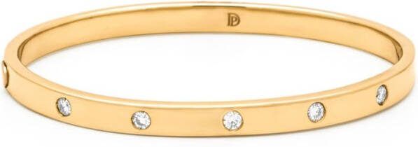 Diamond Point Gouden bangle armband(S ), 0.35 ct diamant, Timeless Treasures