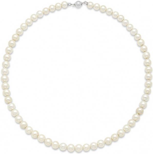 Diamond Point Ketting van witgoud Riviè, ra