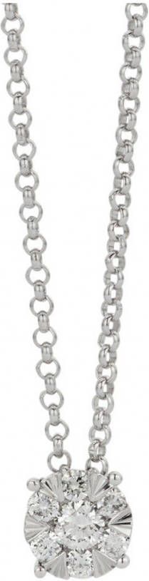 Diamond Point Witgouden hanger 0 14 ct diamant Enchanted