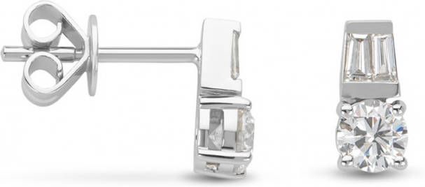 Diamond Point Witgouden oorsieraden, 0.64 ct diamant, Eden