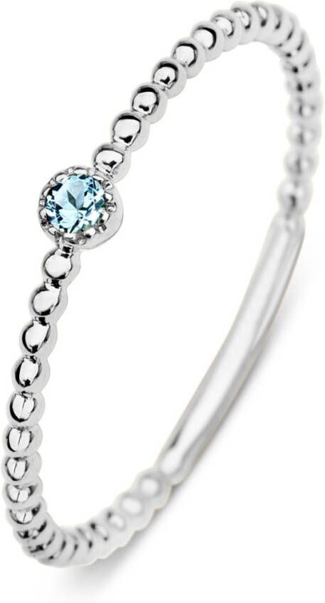 Diamond Point Witgouden ring 0 04 ct topaas Joy