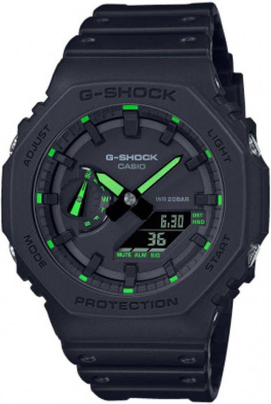 G-SHOCK G Shock Classic Style GA 2100 1A3ER Neon Accent horloge