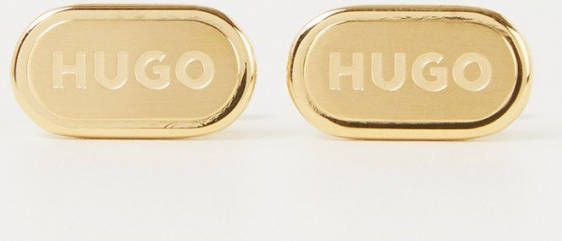 Hugo Boss E Classic manchetknopen met logo