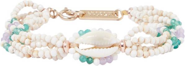 Isabel marant Malebo kralenarmband met schelp