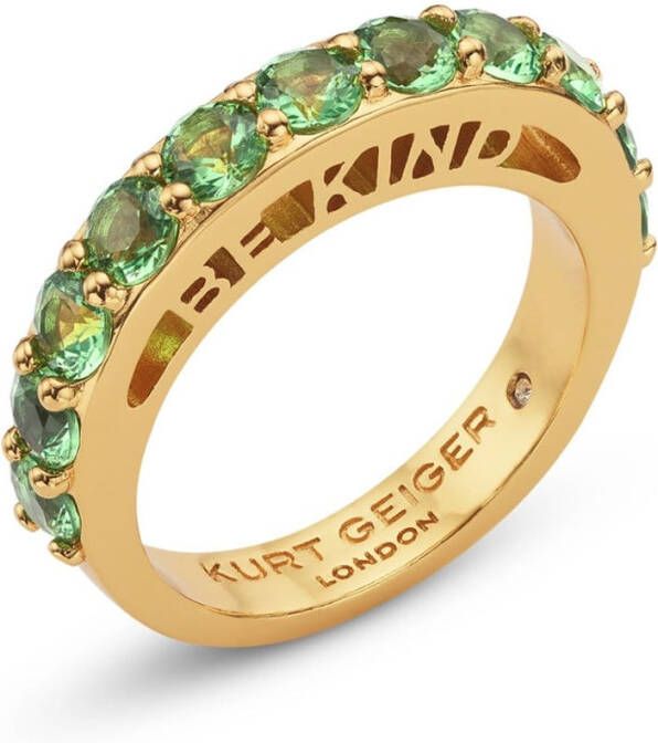 Kurt Geiger Be Kind ring met kristal