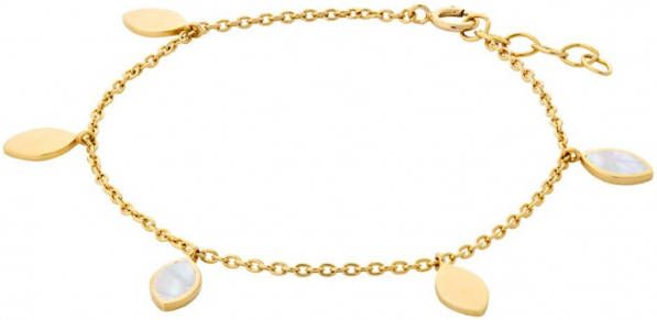 Pernille Corydon Flake armband verguld