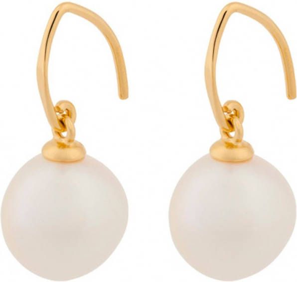 Pernille Corydon Lagoon oorhangers met parel