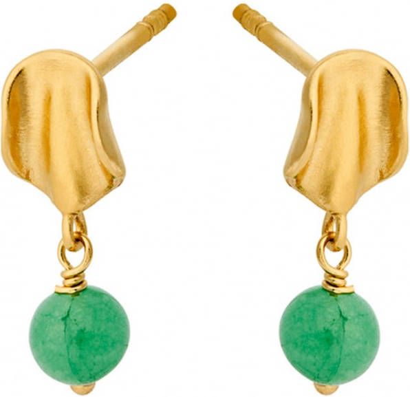 Pernille Corydon Ocean Hope oorstekers verguld