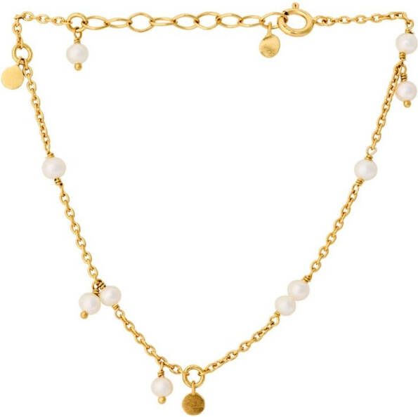 Pernille Corydon Ocean Pearl bedelarmband verguld