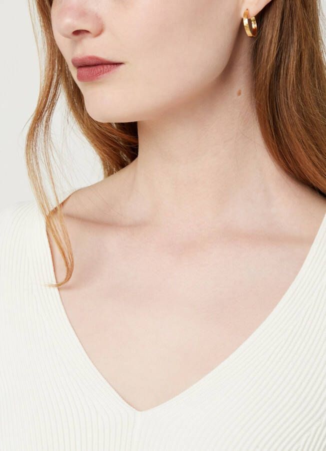 Pernille Corydon Pine oorringen van zilver