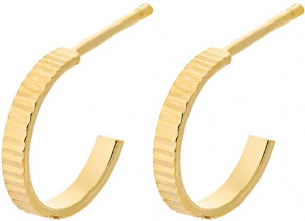 Pernille Corydon Sea Reflection oorringen verguld