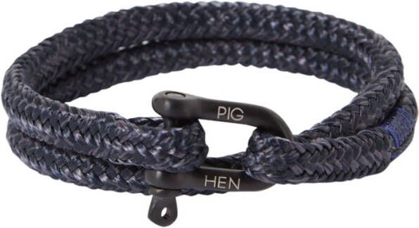 Pig&Hen Salty Steve wikkelarmband van scheepstouw
